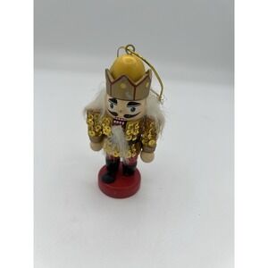 NUTCRACKER VILLAGE SINGLE NUTCRACKER CHRISTMAS ORNAMENT KING